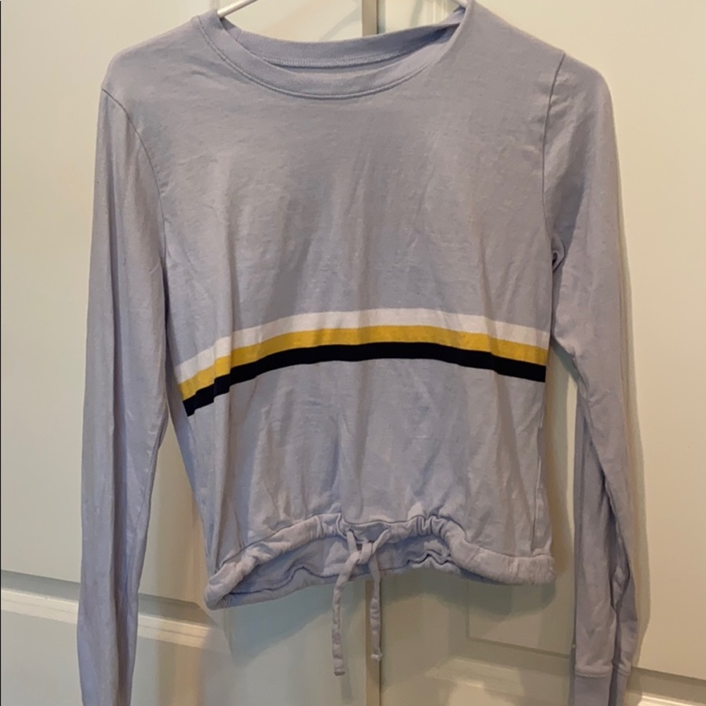 baby blue adjustable long sleeve